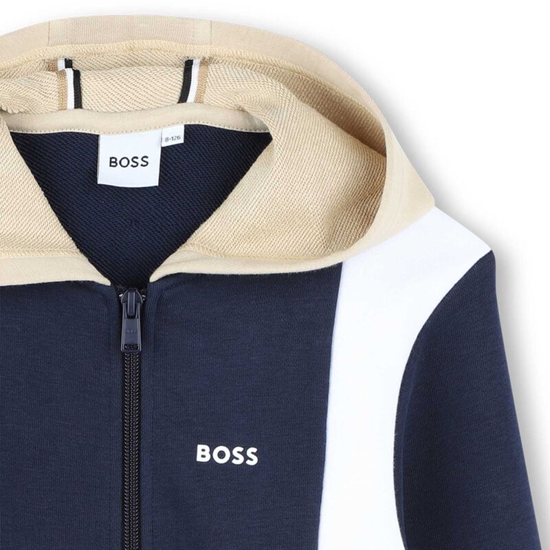 BOSS Hooded Zip Sweatshirt 4Y - 10Y image number 2